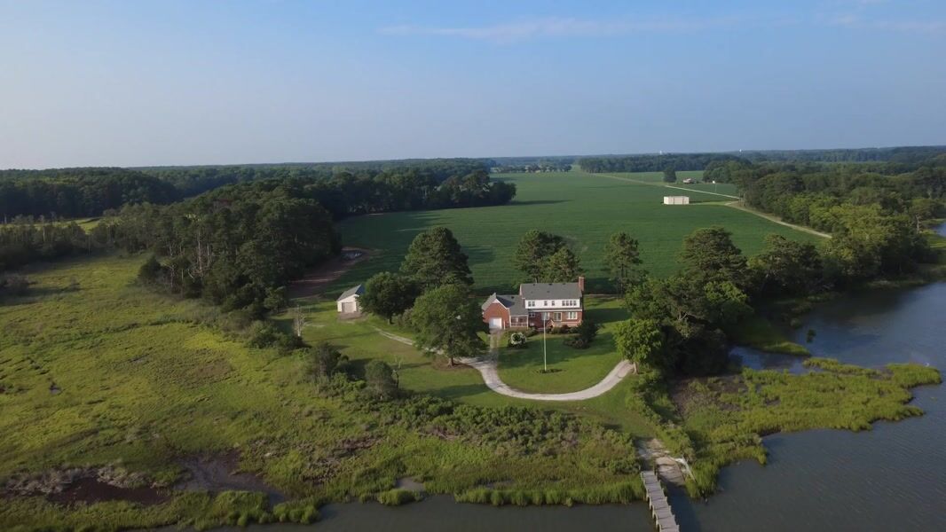 Norfolk Academy Coastal Research Campus aerial still